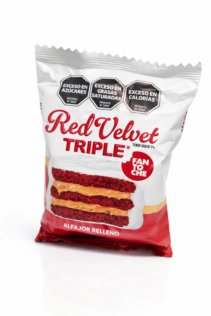 ALFAJOR FANTOCHE TRIPLE RED VELVET
