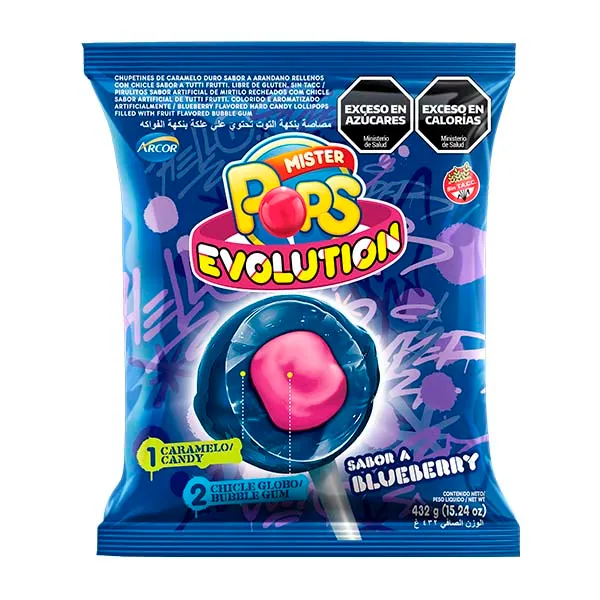 CHUPETIN POP EVOLUTION BLUEBERRY