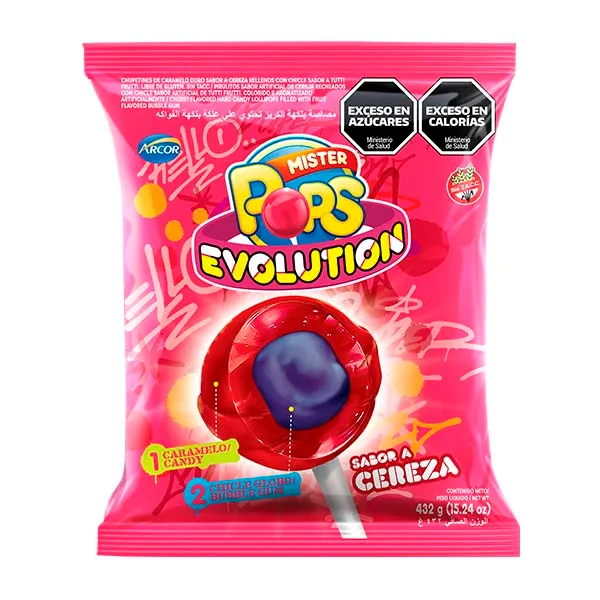 CHUPETIN POP EVOLUTION CEREZA