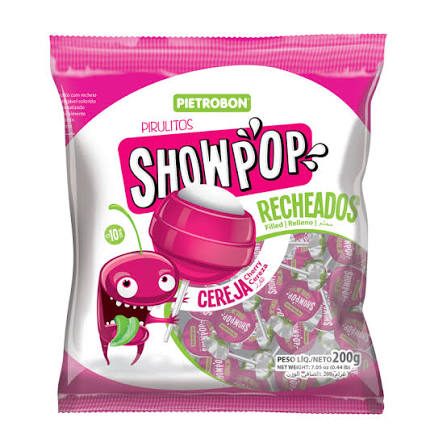 CHUPETIN SHOW POP RELLENO CEREZA